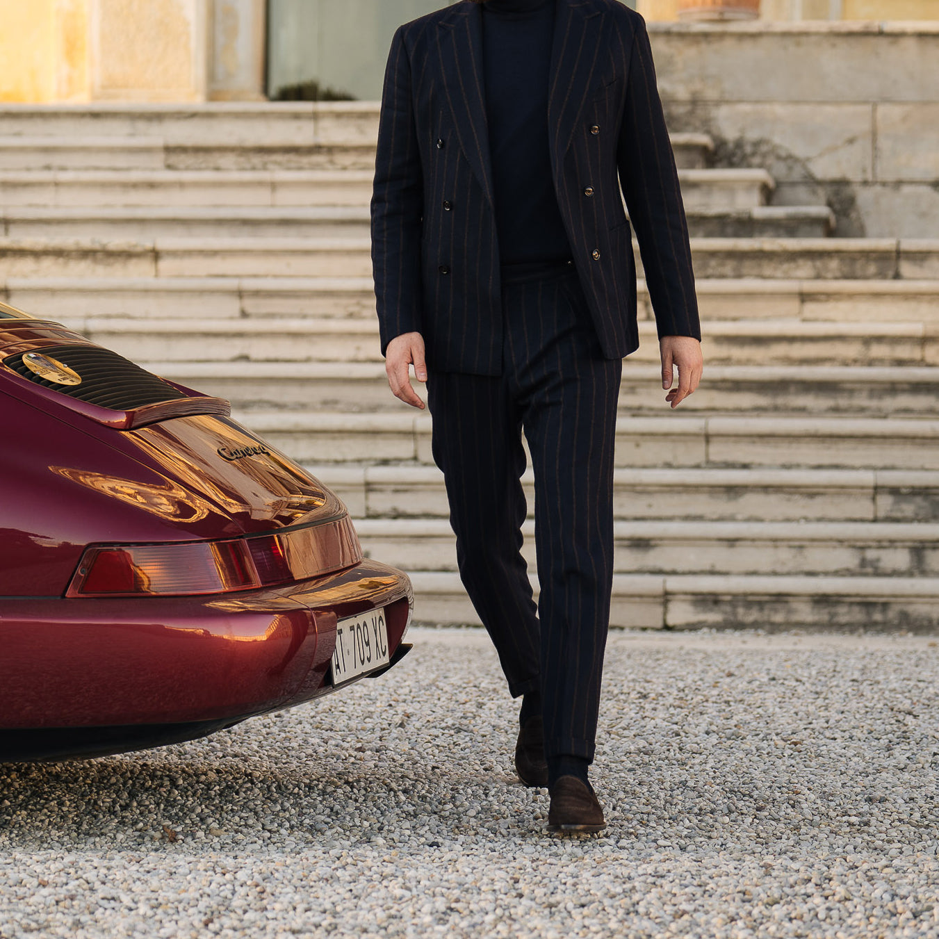 Sentinel | Penny Loafer –  Dark Brown Suede Leather with Leather sole & Comfort Footbed