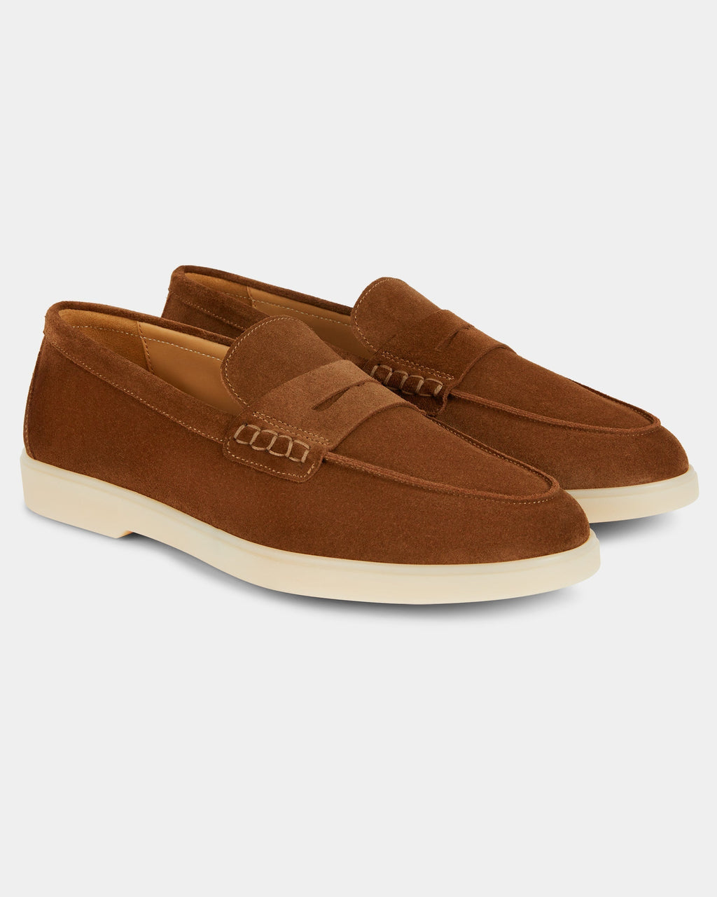 Harbour | Casual Loafer – Tobacco Brown Suede Leather with Comfortable Cup Sole & Leather Lining