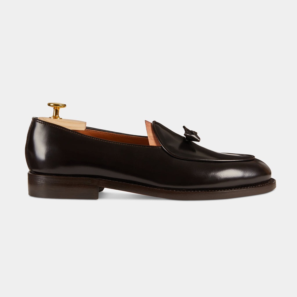Legacy | Classic Loafer – Dark Brown Leather with Sleek Profile & Signature Detailing