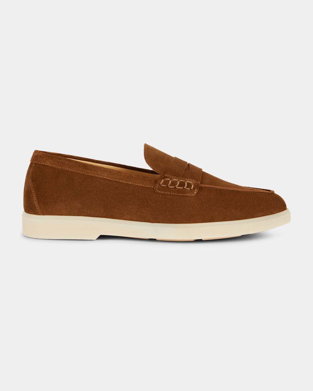 Harbour | Casual Loafer – Tobacco Brown Suede Leather with Comfortable Cup Sole & Leather Lining
