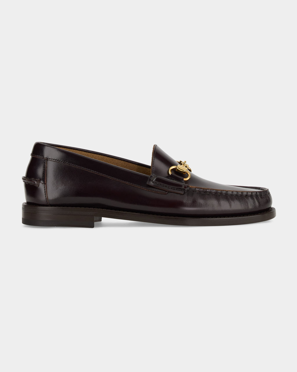 Raiser, Horsebit Penny Loafers - Burgundy Brown Smooth Leather | Lined Classic Collection