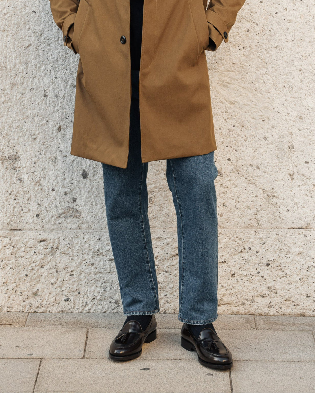 Castello | Tassel Loafer - Dark Brown Smooth Leather with Classic Stitching and Leather Sole