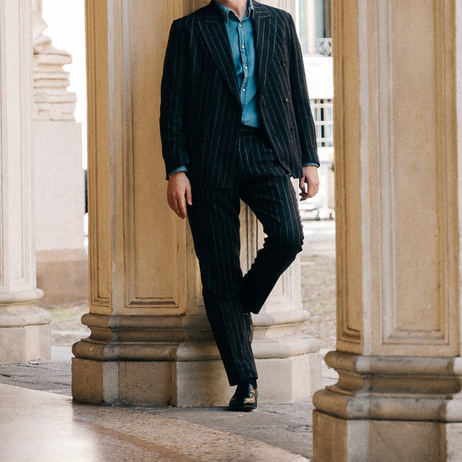 Sentinel | Penny Loafer –  Black Leather with Leather sole & Comfort Footbed