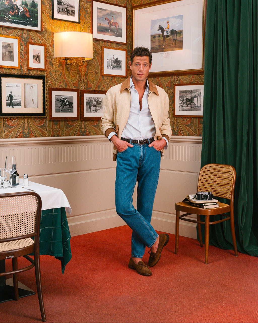 Aristo | Belgian Tassel Loafer – Tobacco Brown Washed Suede with Leather Sole & Double Cushioning