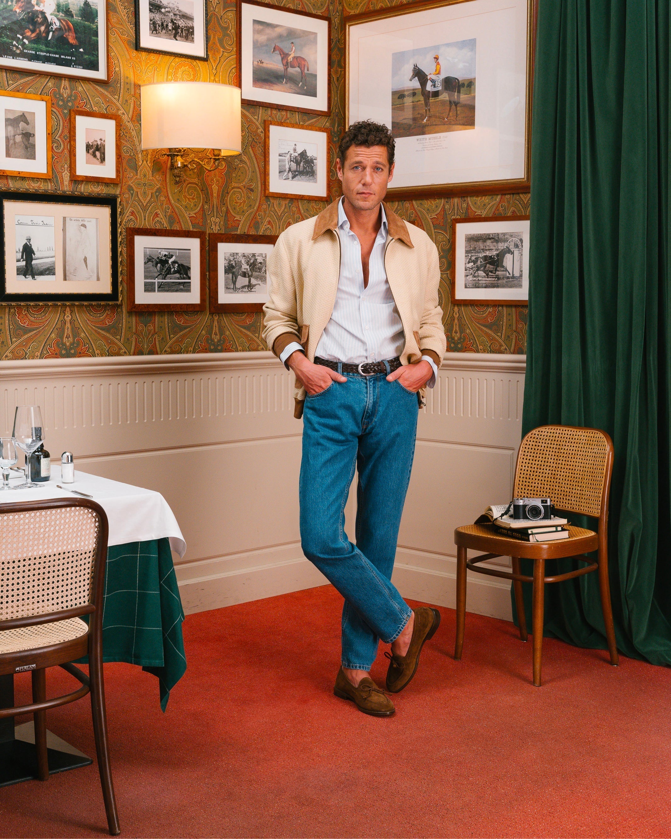 Aristo | Belgian Tassel Loafer – Tobacco Brown Washed Suede with Leather Sole & Double Cushioning