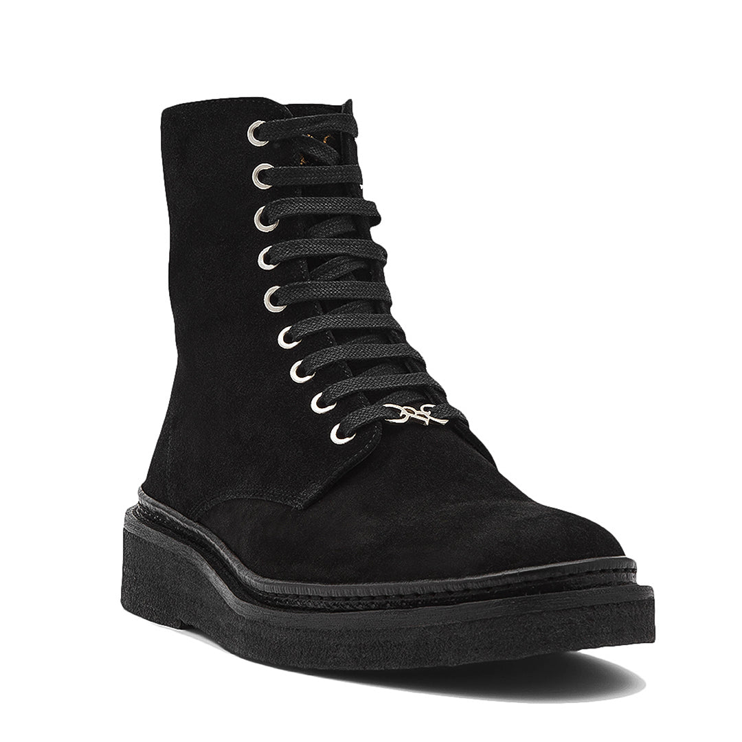 THE MARINI CREPE COMBAT BOOTS