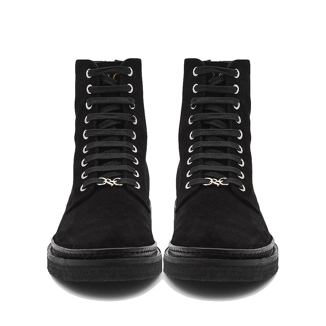 THE MARINI CREPE COMBAT BOOTS